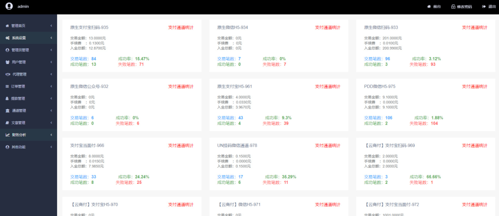 图片[5]-完美上线运营版聚合支付系统：二开修复版，三方支付系统，代付系统